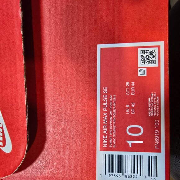 NIKE AIR MAX PULSE SE SUMMIT WHITE PHANTOM MEN SHOES FN6919 100 SIZE 10 NEW - Picture 10 of 14